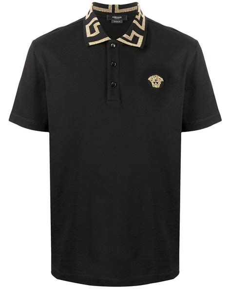 polos versace|versace long sleeves polo shirts.